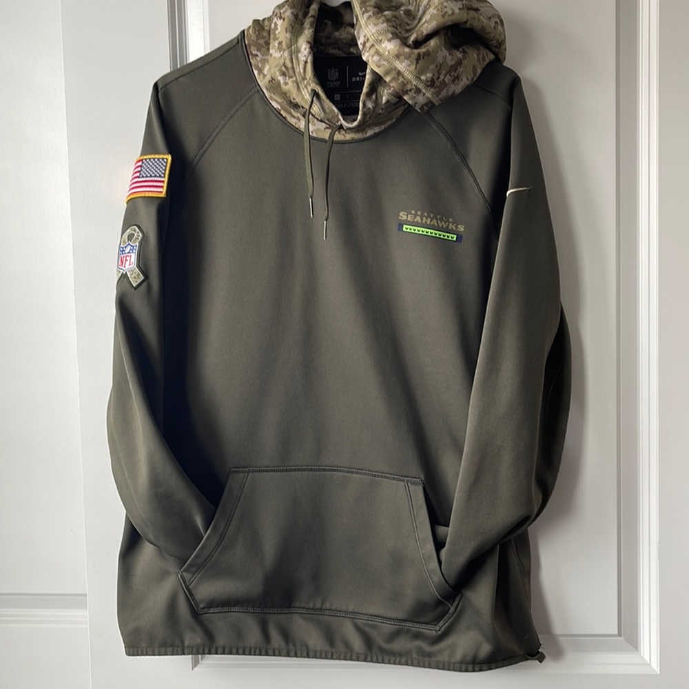 Seahawks salute to service hoodie